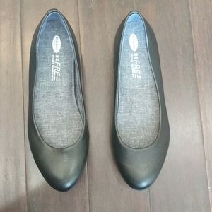 Dr Scholl's Black Flats